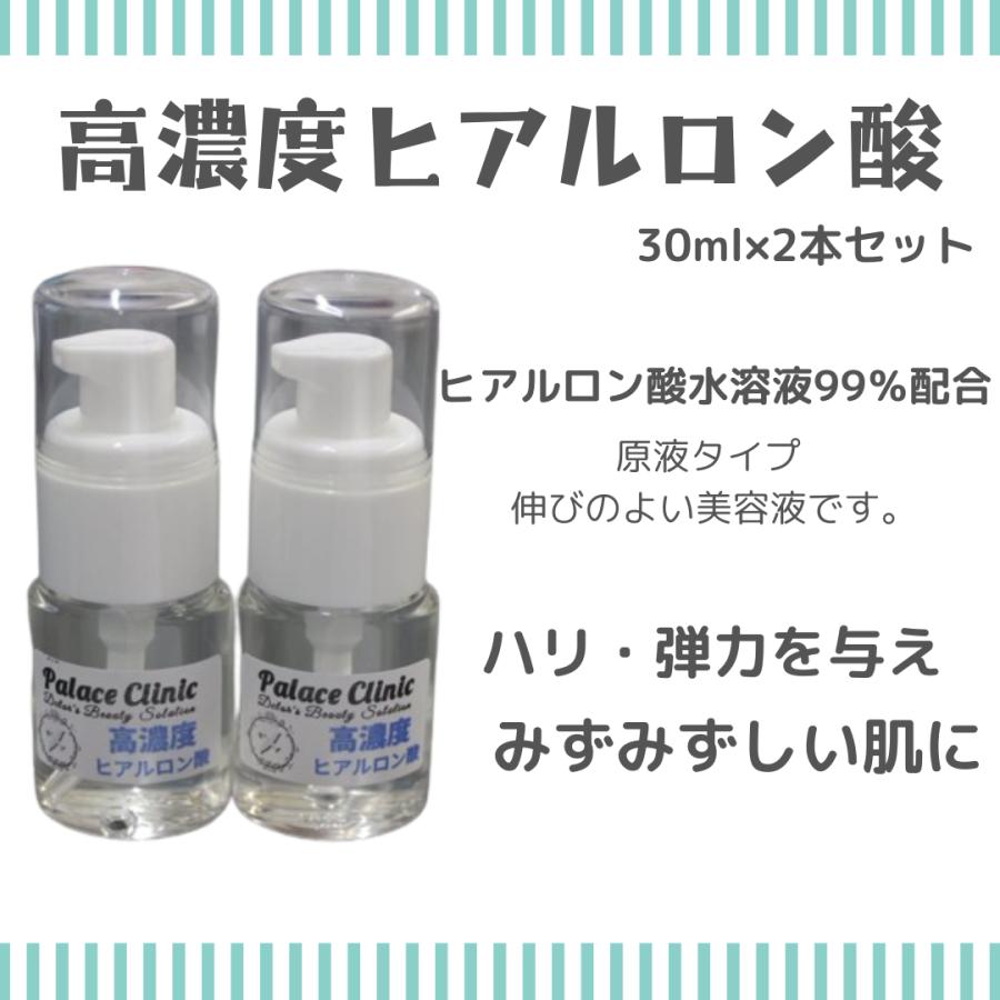 皮膚科用 高濃度ヒアルロン酸 （美容液）2本セット : パレス・ラボ