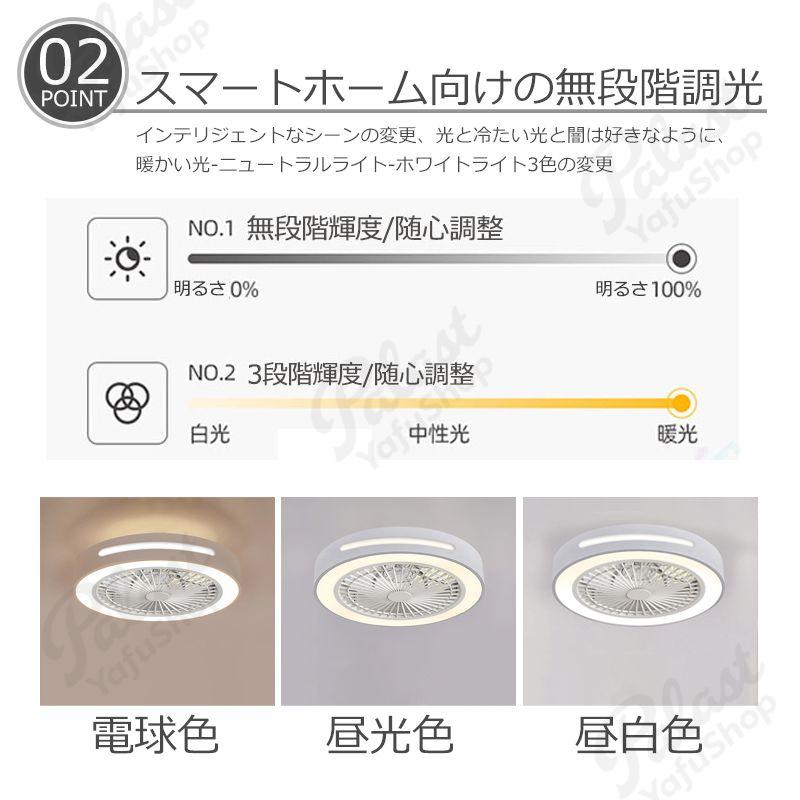 シーリングファンライト シーリングファン 新生活 応援 ファン付き照明 16畳 調光調色 高輝度 静音 省エネ 天井扇風機 照明器具 2025最新型_3