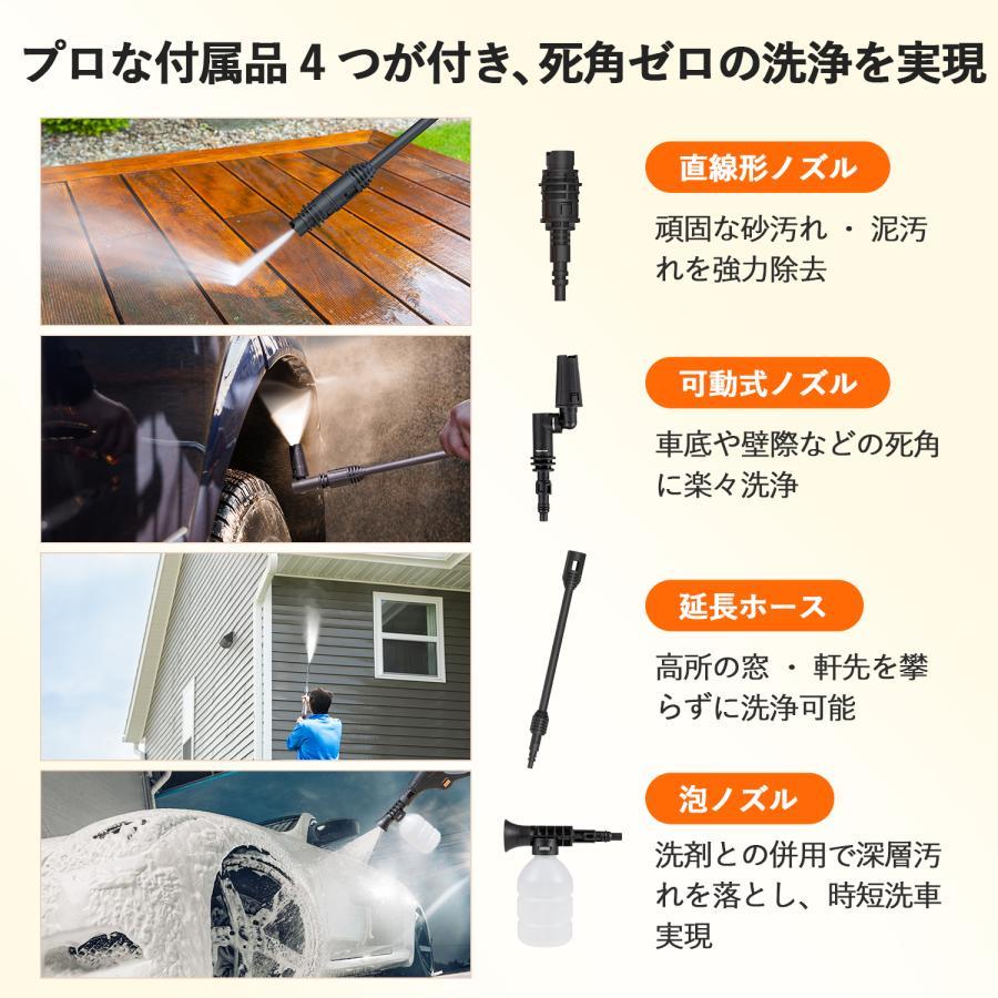 高圧洗浄機 家庭用 業務用 パワフル 10MPa 800W 小型 コンパクト