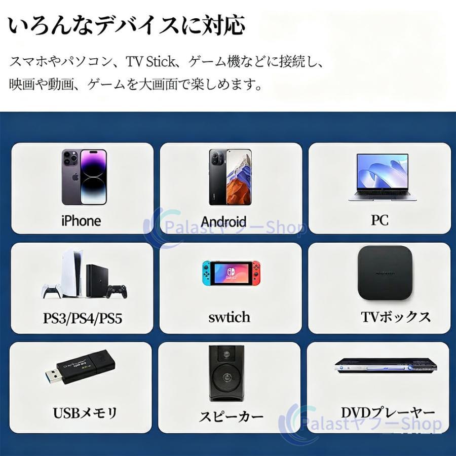 【2025最新型！AI全自動フオーカス】プロジェクター 小型 家庭用 天井投影 スマホと繋げる 1080P&4K対応 高画質 静音 26000LM 自動フォーカス 軽量 簡単設定_2