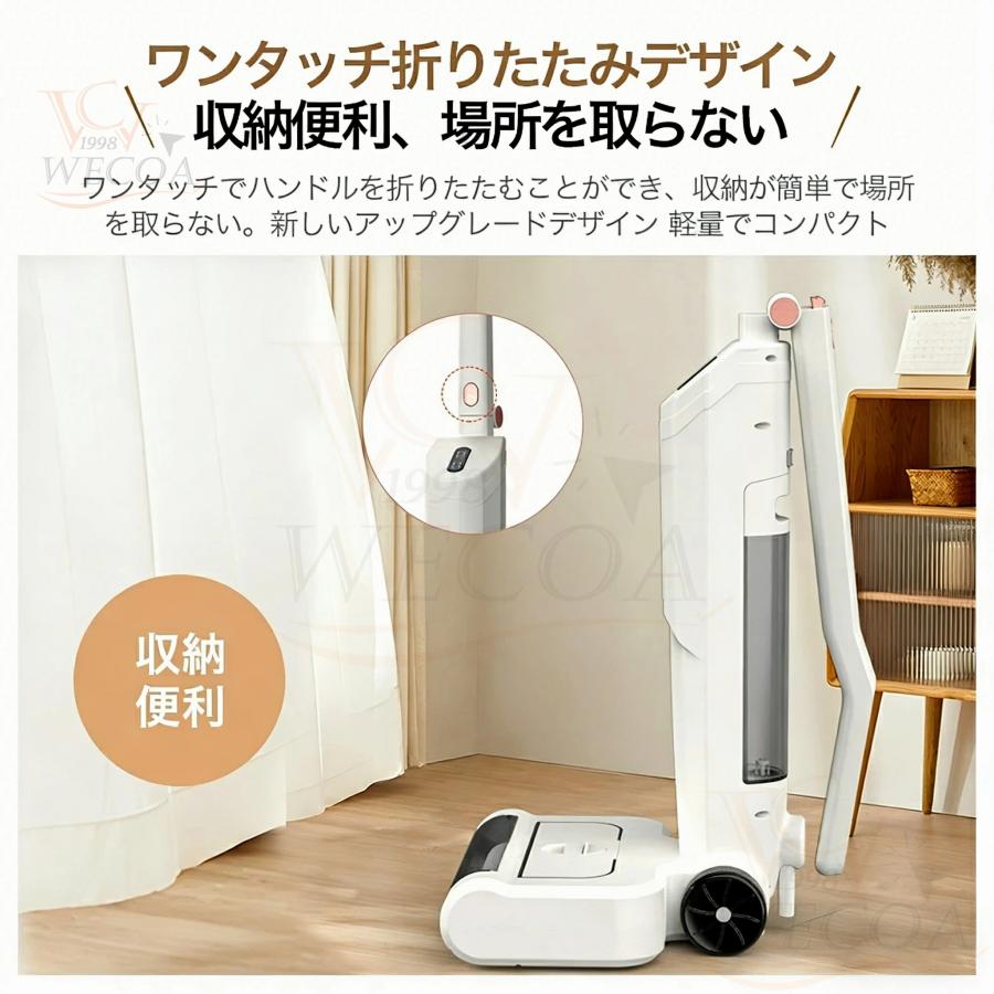 掃除機 コードレス 充電式 自立式 50000pa 強力吸引力 ハンディー