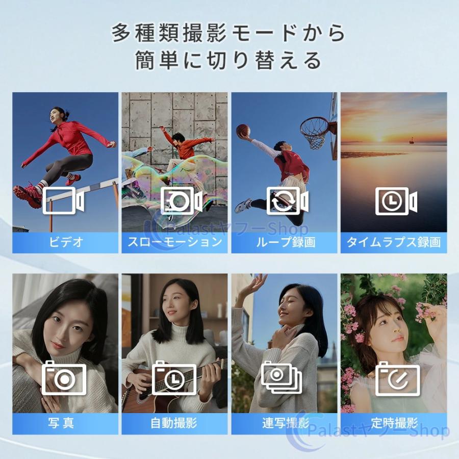 デジカメ デジタルカメラ 5K 8000万画素 日本製チップ WIFI対応 18倍