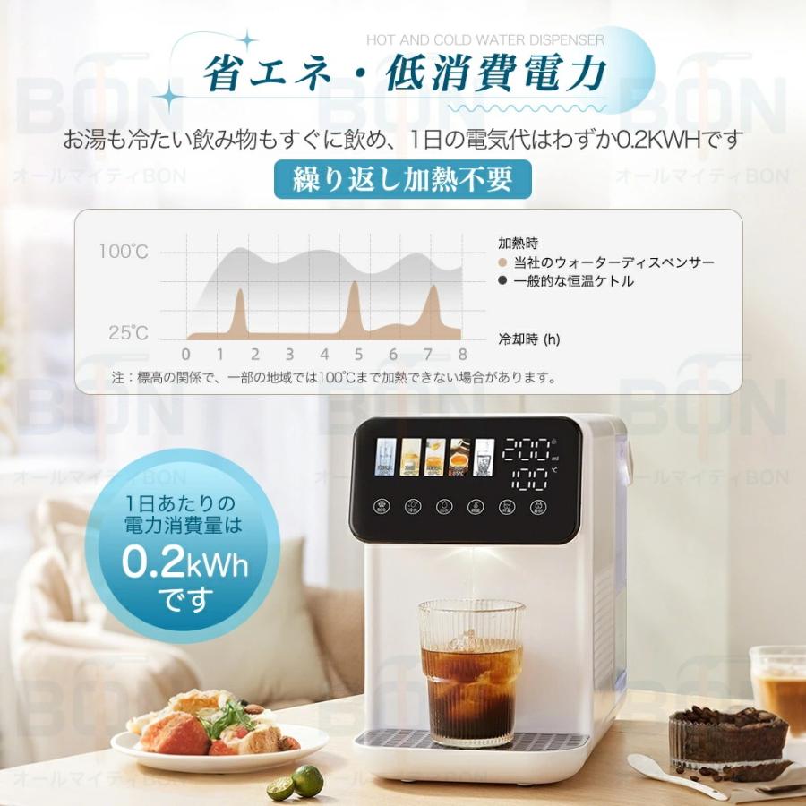 ウォーターサーバー 浄水器 卓上 温水 冷水 電気ポット 電気ケトル