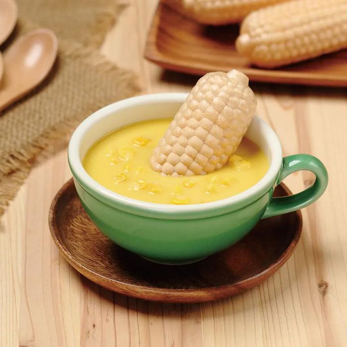 ケサノフウケイ『最中で包んだ嶽きみスープ』 : 弘前物産パルシー