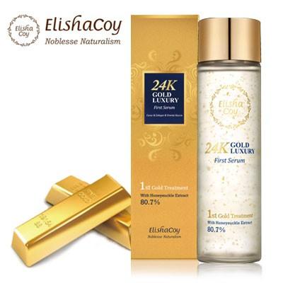 エリシャコイ 24kゴールドラグジュアリーファーストセラム 160ml 24k Gold ファーストセラム 透明肌集中保湿 Elishacoy 韓国コスメ Hb7 八道韓国食品 通販 Yahoo ショッピング