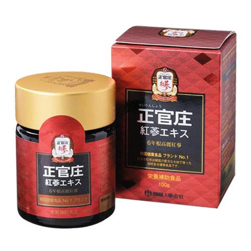 正官庄 紅参エキス(100g) 日本仕様 ジョンガンジャン 6年根高麗