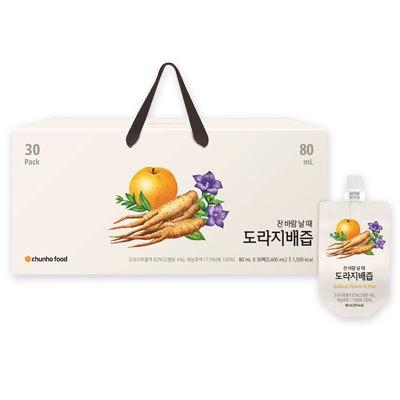 チョンホ食品 キキョウ(桔梗)梨エキス(80ml×30袋)<br>ドラジエキス 