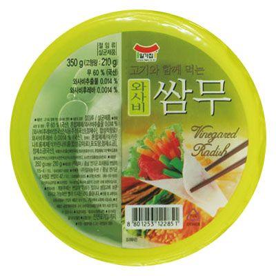 イルガ わさび入りのサムム 大根甘酢漬け 350g 惣菜 大根 お酢 わさび 韓国おかず 韓国食材 韓国料理 韓国食品 P1096 八道韓国食品 通販 Yahoo ショッピング