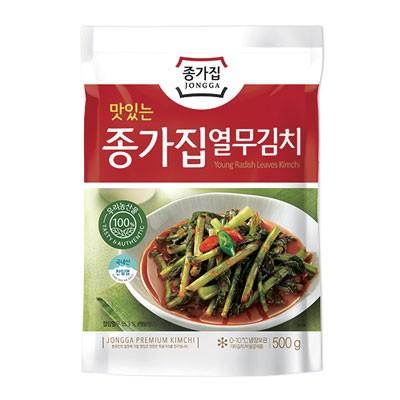[冷蔵]『宗家』 ヨルムキムチ ｜ なかぬきキムチ ・ 大根葉 (500g) チョンガ 韓国キムチ 韓国食材 韓国食品