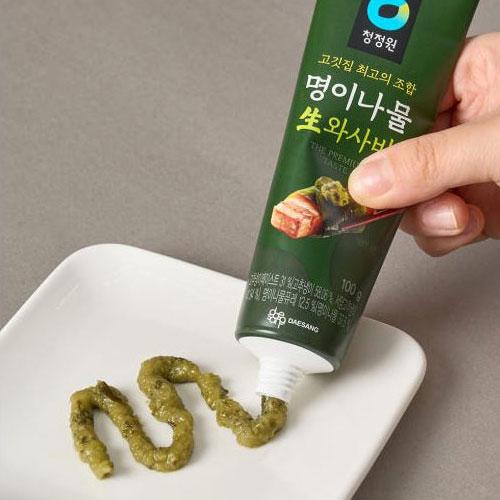 清浄園 行者にんにく入りワサビ (100g) チューブわさび 焼肉 韓国調味