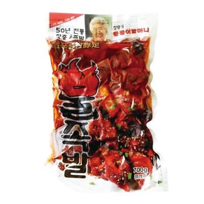 [冷蔵]『匠忠洞』激辛味付け豚足(700g) 豚肉 加工食品 韓国料理