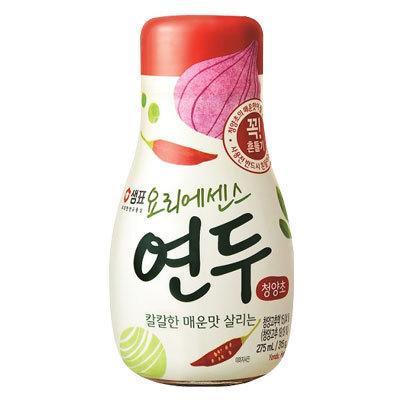 センピョ ヨンドゥ 青陽草液状調味料(275ml・青唐辛子) 辛い センピョ ヨンドゥ 青陽草液状調味料(275ml・青唐辛子) 辛い