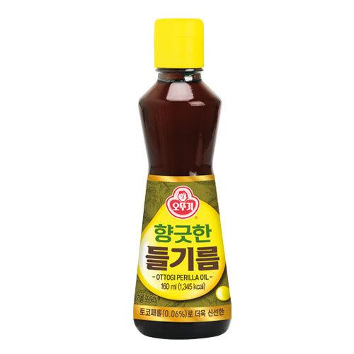 『オットギ』エゴマ油(160ml) 韓国調味料 韓国料理 韓国食材 韓国食品｜paldo