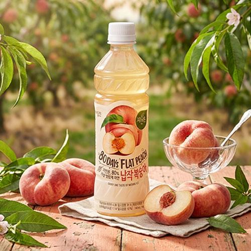 ウンジン ド−ナツピ−チジュース 1BOX=340ml×24本 飲料 桃 モモ もも