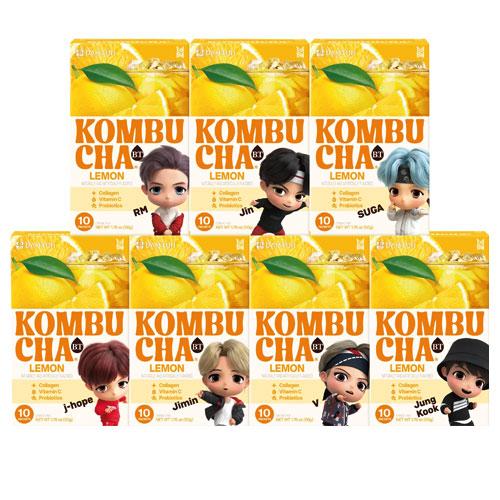 BTSコラボ!ダムト BTコンブチャSET 7箱入り ライム味2箱 BTSコラボ!ダムト BTコンブチャSET 7箱入り ライム味2箱
