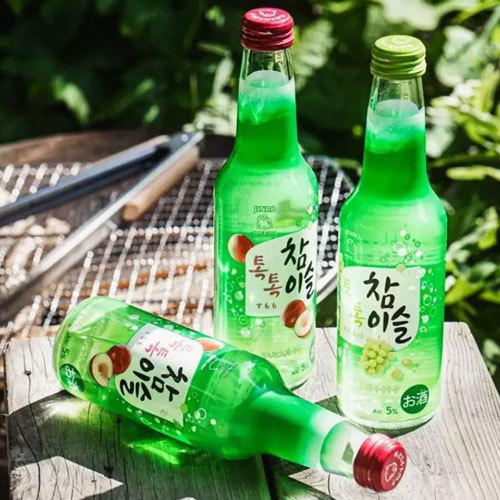 JINRO チャミスル トクトク マスカット 275ml×1本 ソーダ割り 眞