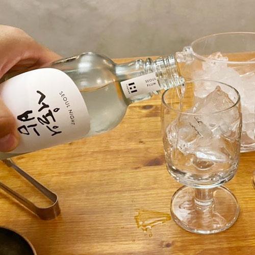 韓国の梅酒 THE HAN ソウルの夜 375ml×1本・25度 梅酒 蒸留酒 プレミアム焼酎 韓国