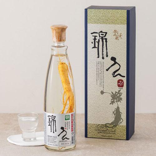 メーカー変更】錦山人参酒 720ml×1本 高麗人参酒 薬酒 韓国酒 韓国食品