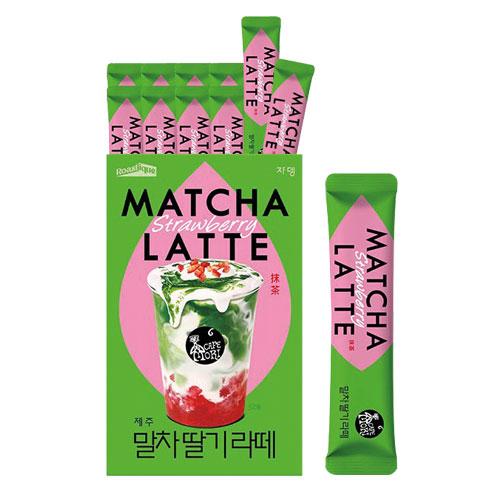 JARDIN 済州抹茶ストロベリーラテ 218g(21.8g×10包) オーガニック抹茶