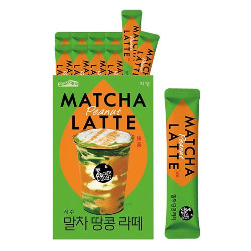 JARDIN 済州抹茶ピーナッツラテ 210g(21g×10包) オーガニック抹茶使用