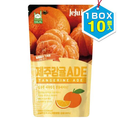 jejufeel 済州みかんエード 1BOX=230mL×10個 パウチドリンク 韓国飲料