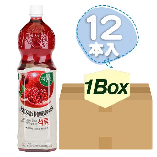 ウンジン ザクロジュース ざくろ1BOX=1.5L×12本・PET woongin 韓国飲料