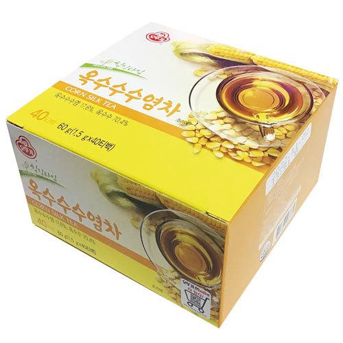 送料込 オットギ トウモロコシひげ茶 1 5g 40包 ティーバッグ 韓国お茶 健康茶 韓国飲料 ダイエット茶 韓国食品