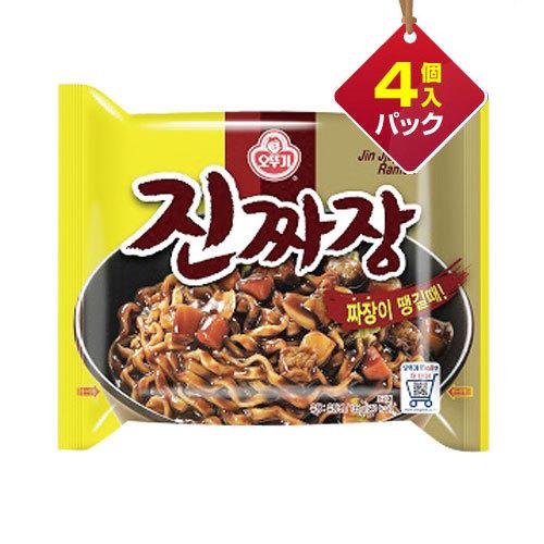 オットギ ジンジャジャン 135g 4個入り 1個当り150円 チャジャン ジャージャー麺 韓国ラーメン インスタントラーメン P6135 1 八道韓国食品 通販 Yahoo ショッピング