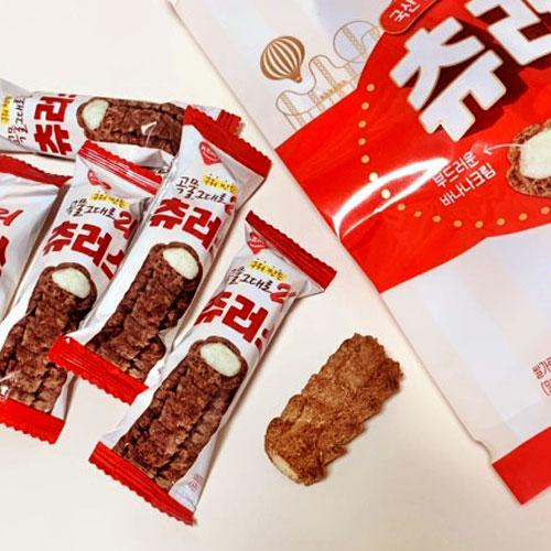 KEMY 焼きたて穀物そのまま21 クリスピーロール菓子 チョコチュロス味