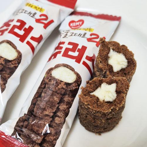 KEMY 焼きたて穀物そのまま21 クリスピーロール菓子 チョコチュロス味