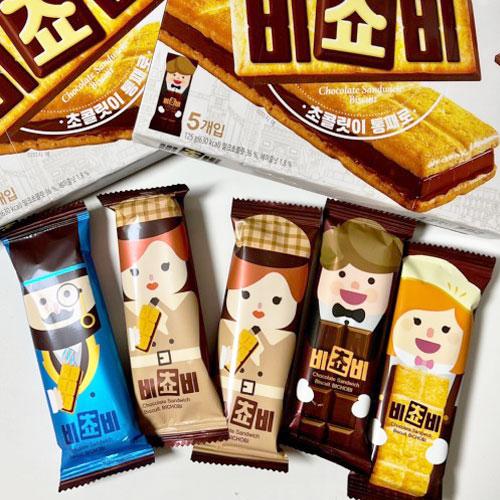 オリオン ビチョビ チョコ ビスケット 125g(5個入り) ORION 韓国お菓子 