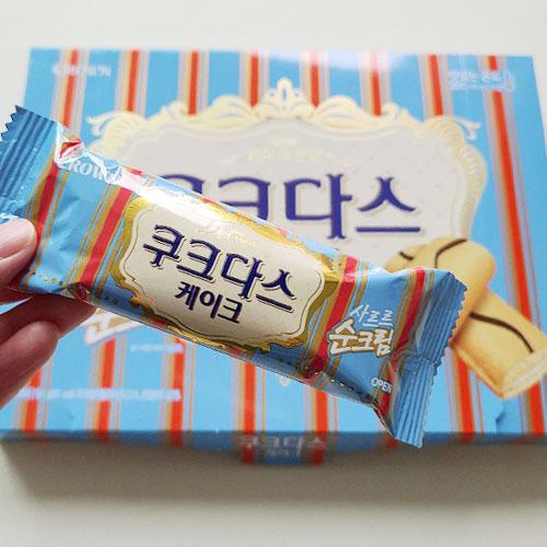 ククダス ケーキ ホワイトクリーム 77g 5個入 韓国お菓子 クラウン