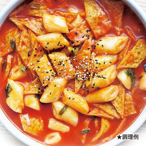 冷蔵 松鶴 王グモントッポギ餅 500g 穴ありトッポギ 料理用餅 韓国お餅