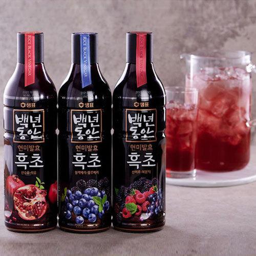 センピョ 百年の間 フッチョ 黒酢 ブラックベリー ブルーベリー 900ml 飲むお酢 玄米 醗酵 健康 美容 ダイエット酢 健康酢 韓国飲み物 P3 八道韓国食品 通販 Yahoo ショッピング