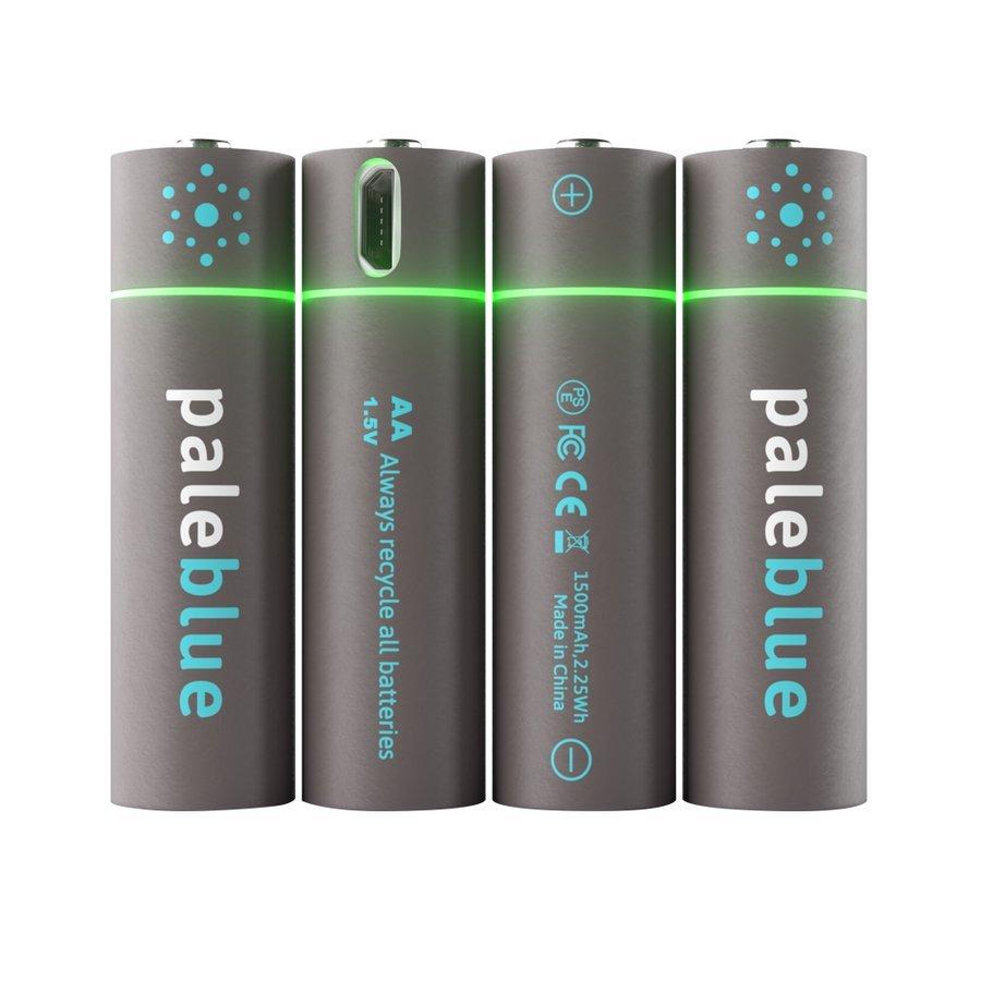 Pale Blue 充電池 単3形 ペールブルー公式 USBスマート充電池 リチウム 