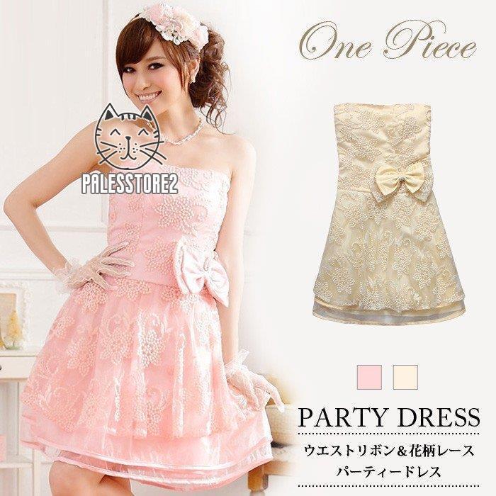 かわいい パーティードレス 結婚式 ワンピース ベアトップ Aライン マーメイド キャミソール フリル サテン チュール シフォン ミニ 二次会 代 30代 40代