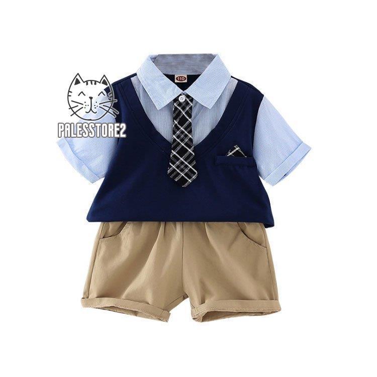 子供服 男の子 夏服 セットアップ 上下セット 半袖 Tシャツ ショートパンツ ズボン 韓国子供服 キッズ ジュニア ベビー服 おしゃれ 可愛い 新品 160 150 130 1 最愛