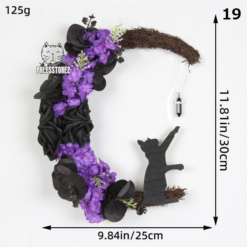 リース 玄関 ナチュラルリース リース パーティ  ドア 飾り ウェルカム 造花 ドライフラワー 北欧 壁掛け インテリア ギフト プレゼント リース｜palesstore2｜18