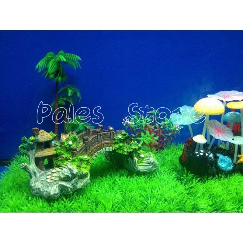 レイアウト用品 水槽用レイアウト用品 水槽用アクセサリー 橋 隠れ家 アクアリウム レイアウト アクセサリー オブジェ 熱帯魚 Xw Palesstore 通販 Yahoo ショッピング