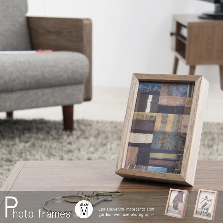 フォトフレーム おしゃれ 写真立て スタンド 2l アートパネル 木製 北欧 ウォルナット 安い Akb 265 パレットライフ 通販 Yahoo ショッピング