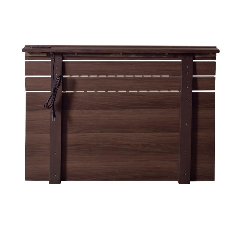 東谷 ベッド シングル ベッドフレーム すのこ コンセント付き 1500W