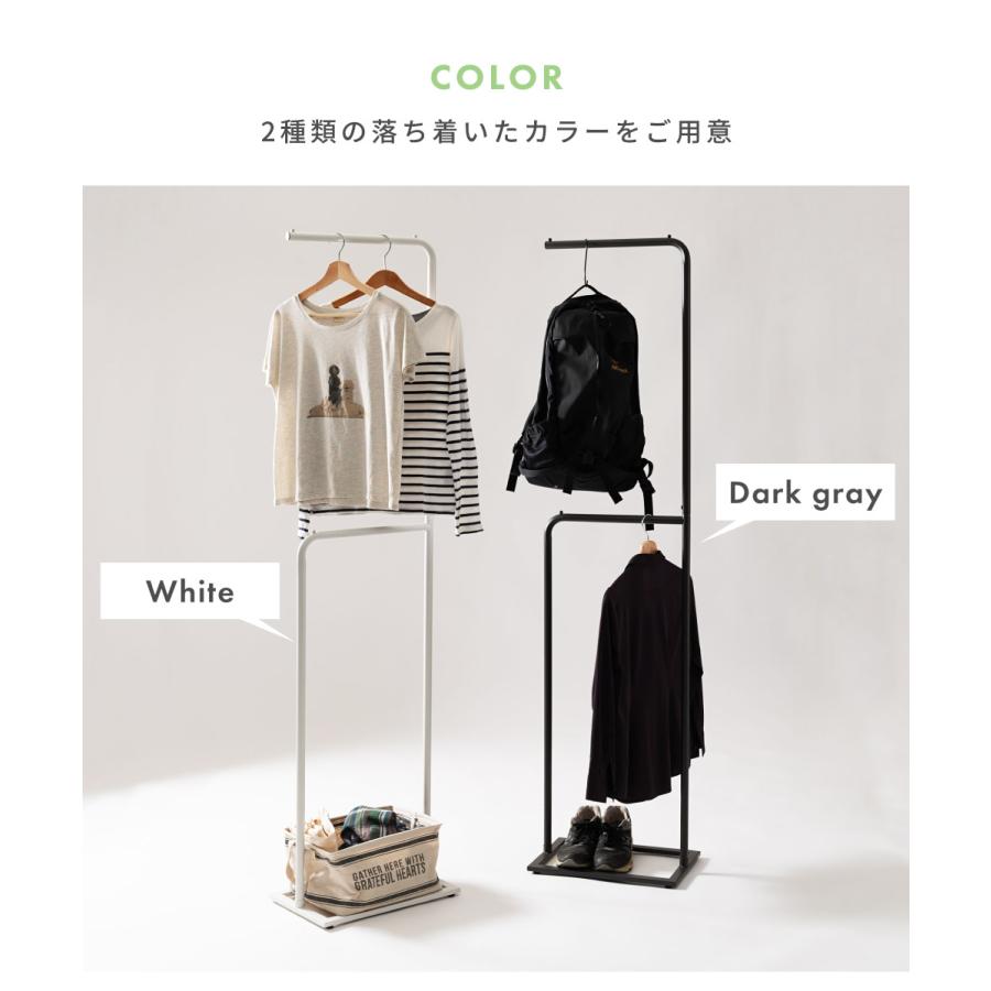 東谷 ハンガーラック 2段 高さ175cm 洋服掛けラック ハンガー 部屋干し