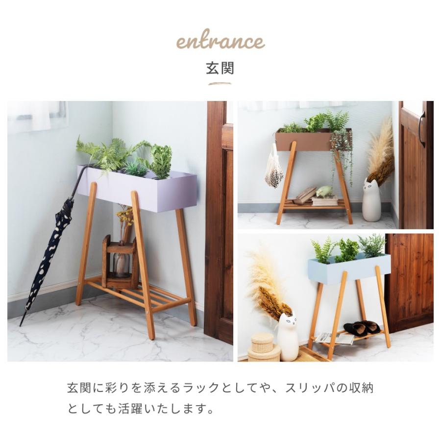 展示品 / プランタースタンド / フラワースタンド / フェイクグリーン付 東谷 プランタースタンド おしゃれ プランター スタンド プランター
