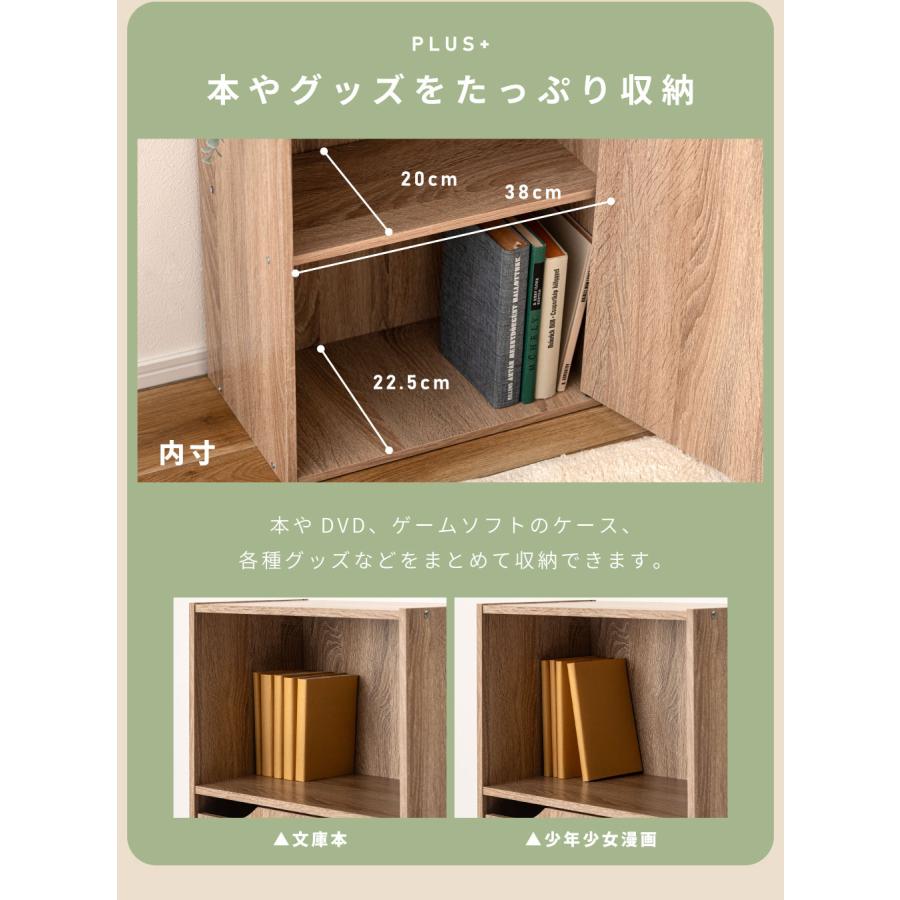 東谷 キャビネット カウンター下 高さ80 扉付き 2個セット 魅せる収納