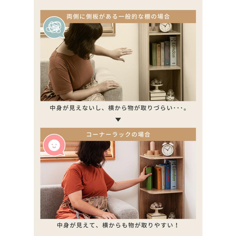 東谷 シェルフ 棚 ラック コーナーラック オープン 卓上 魅せる収納