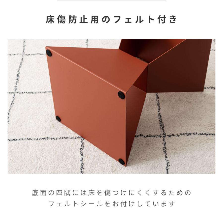 サイドテーブル おしゃれ ナイトテーブル ベッドサイド ソファサイド コンパクト 北欧 モダン レトロ スチール ペールグリーン オレンジ ダークグレー ベージュ | 東谷 | 14