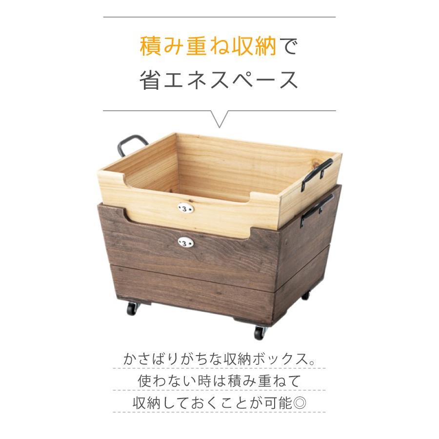 収納ボックス 収納ケース 収納 キャスター付き 取っ手付き 木箱 木製 積み重ね インテリア ブラウン おしゃれ 安い 母の日 Lfs 177 パレットライフ 通販 Yahoo ショッピング
