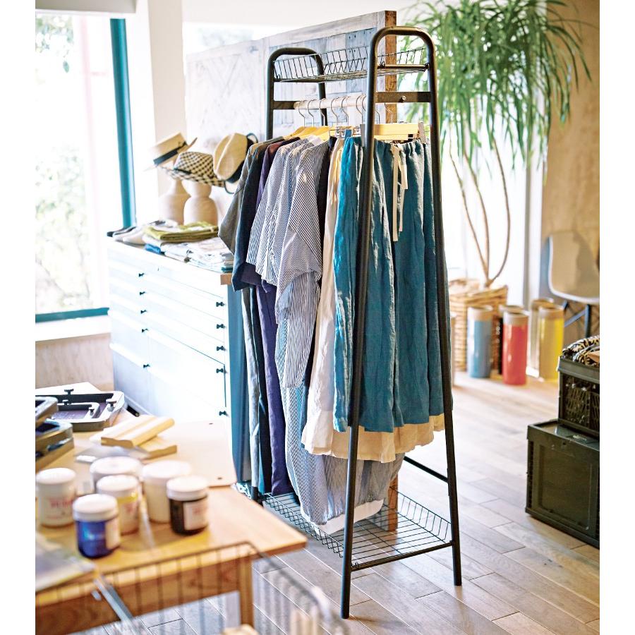 ハンガーラック スチールハンガー シェルフ付き おしゃれ 収納 片付け 衣類収納 収納家具 スリム シンプル 安い Lfs 8 パレットライフ 通販 Yahoo ショッピング