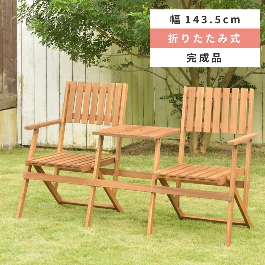 送料込 アウトドアチェア ベンチ 木製 折りたたみ おしゃれ 安い 肘掛付き キャンプ サイドテーブル 椅子 イス 二人掛け 二人用 パラソル穴 Nx 931 パレットライフ 通販 Yahoo ショッピング 高速配送 Blog Lonolife Com