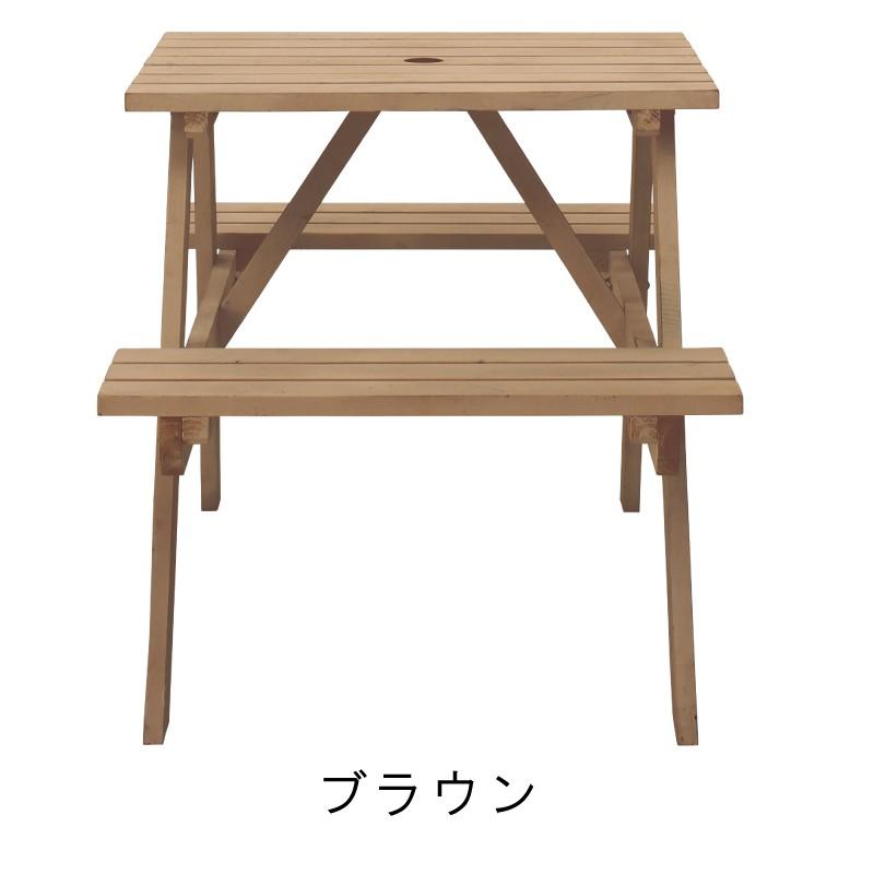 東谷 アウトドア テーブル 椅子 ベンチ セット 2人用 キャンプ 天然木